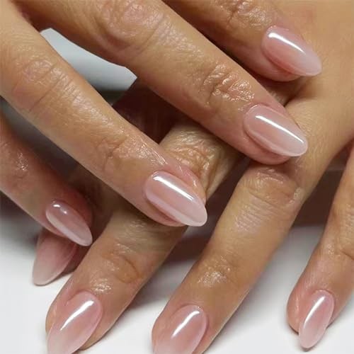 30 Pcs Spring Press on Nails Extra Short Almond – LINMEIZAI Extra Short-A14