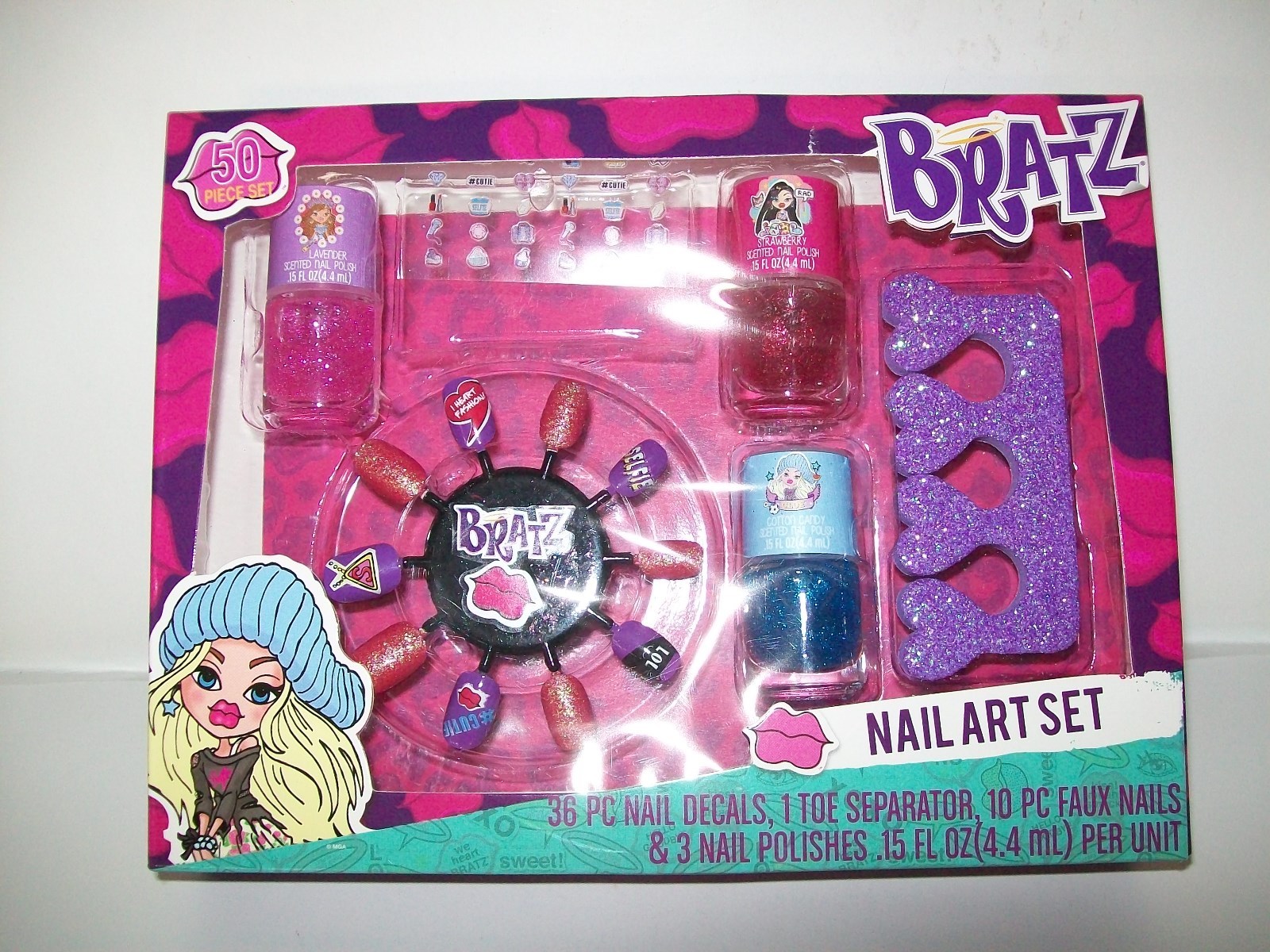 Bratz 50 Piece Nail Art Set New