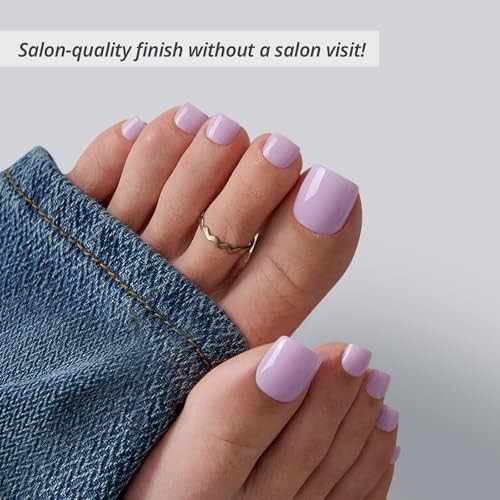 Press On Toenails – First Step, Easy-to-Apply Pastel Light A7-First Step