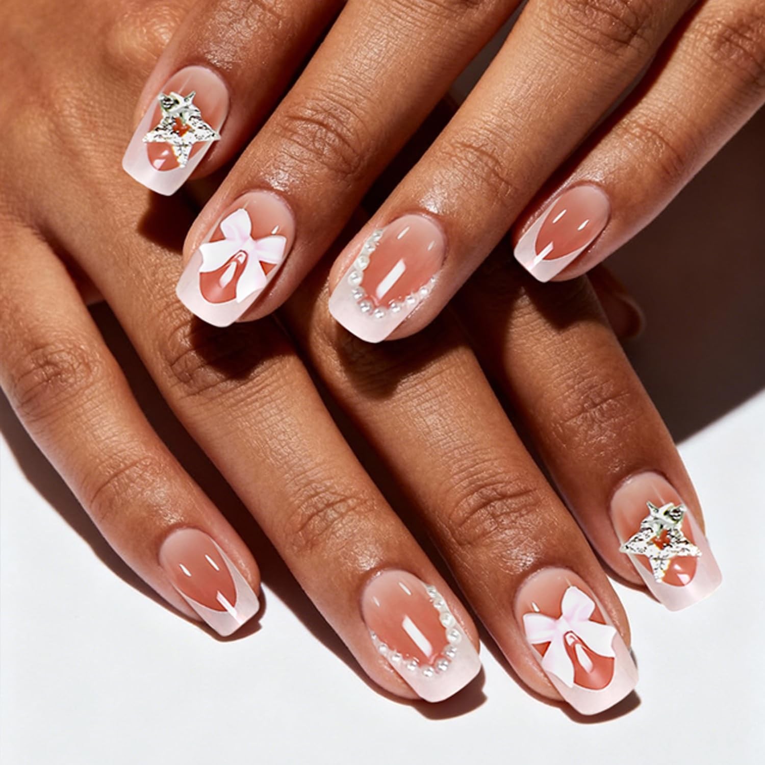 Reusable Press on Nails | Stick on Nails 12 Sizes-6 Styles