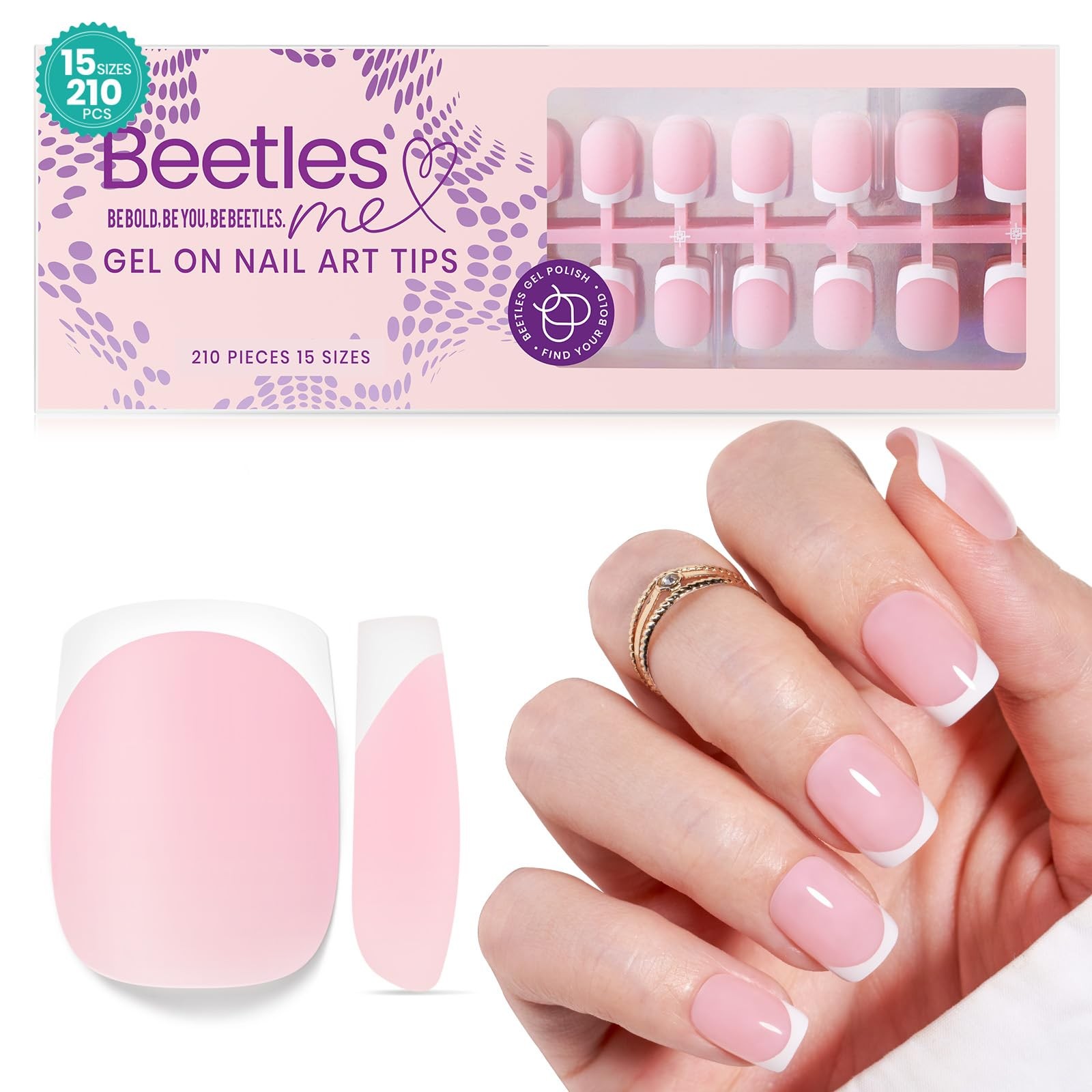 Beetles X Press Plus French Extra Short (Sizes 0-14), 1-Ultra Square