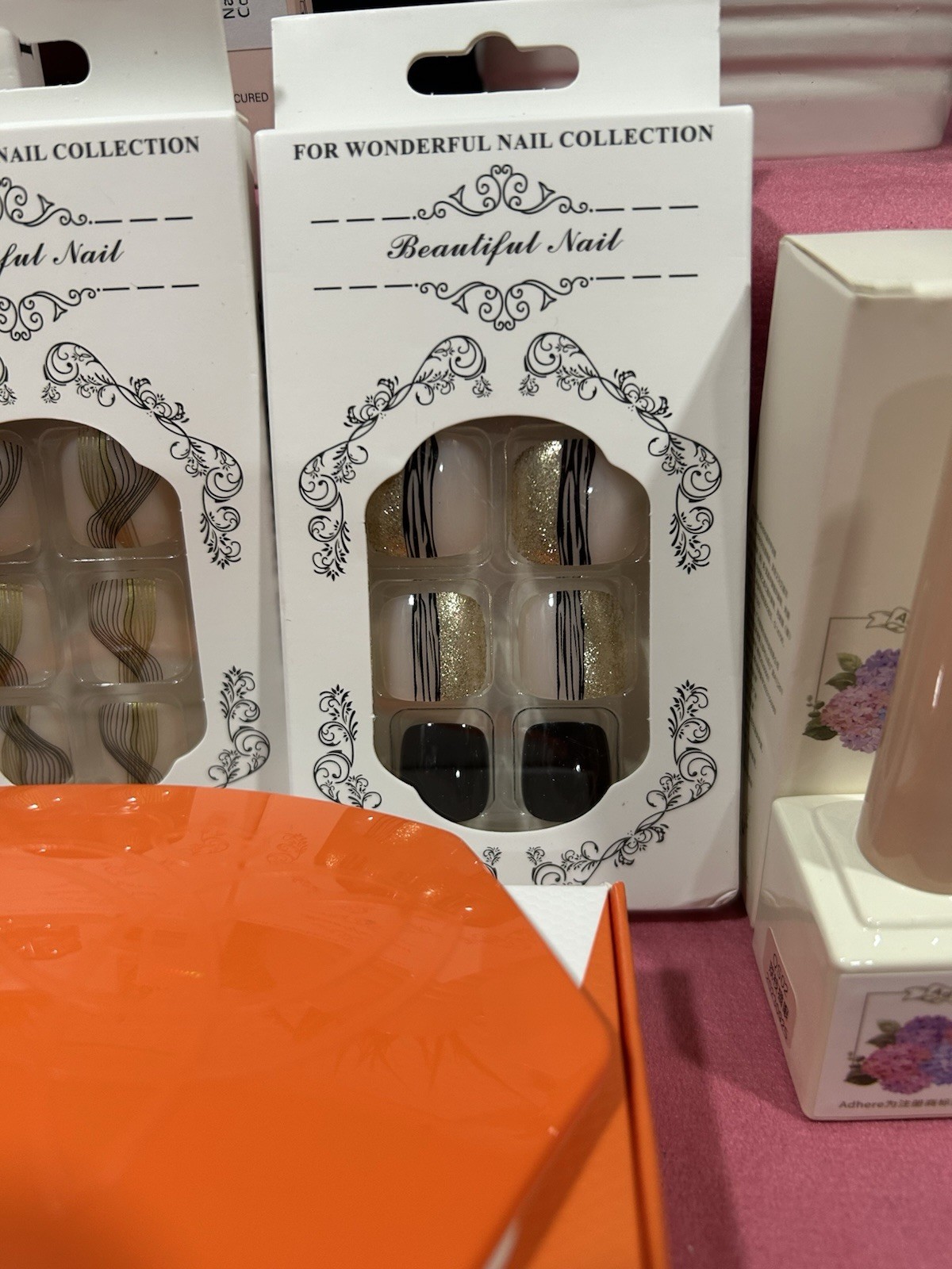 10 Piece Press On Nails for Hands and Feet with Glue Included (see Picture) New