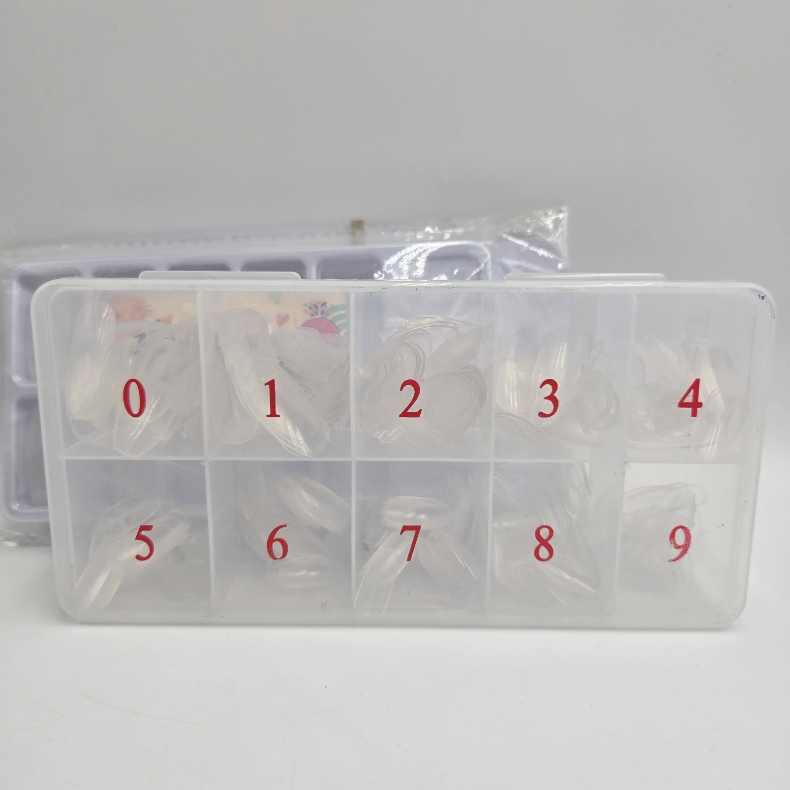 Nail Molds Set Poly Gel Extension Set – 2 Boxes Manicure Sizes 0 To 9