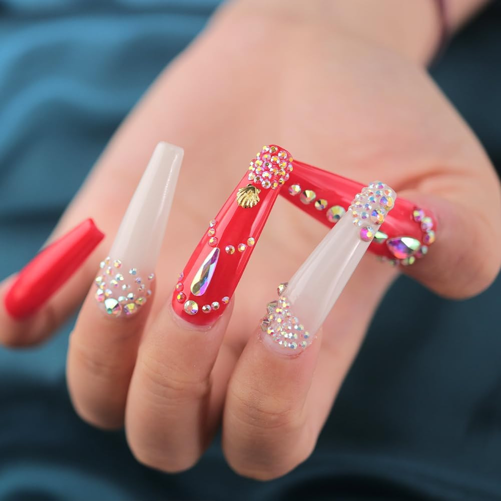 5000Pcs 1.2Mm AB Glass Nail Rhinestones for Art and Manicure