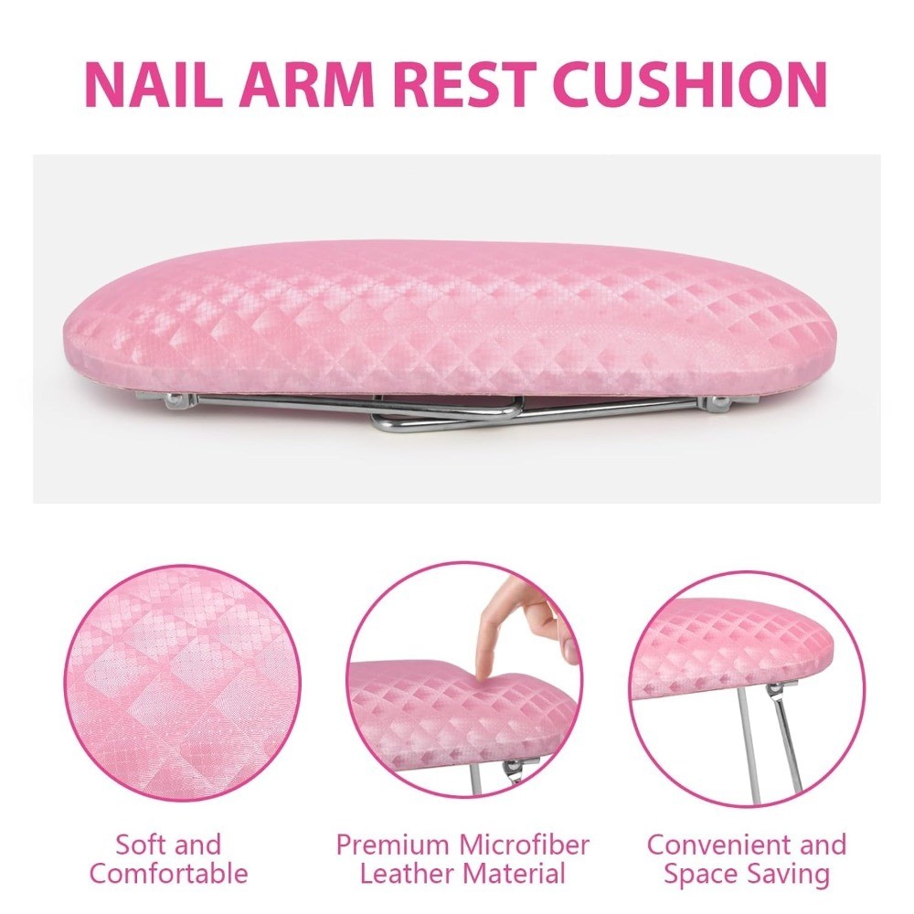 Professional Nail Art Hand Rest Pillow Cushion Salon Table Desk Manicure Station