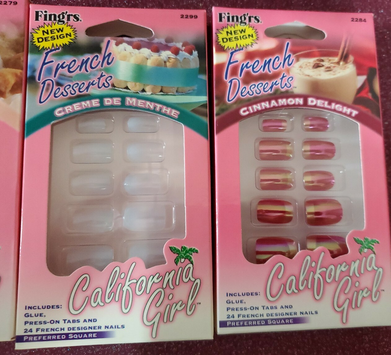 5 Fing’rs California Girl Nail Sets French Manicure Nails