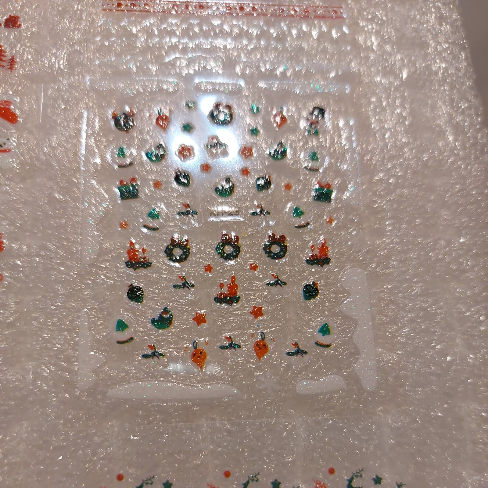 6 X Small Sheets Of Christmas Nail Art Stickers (Dn122) New