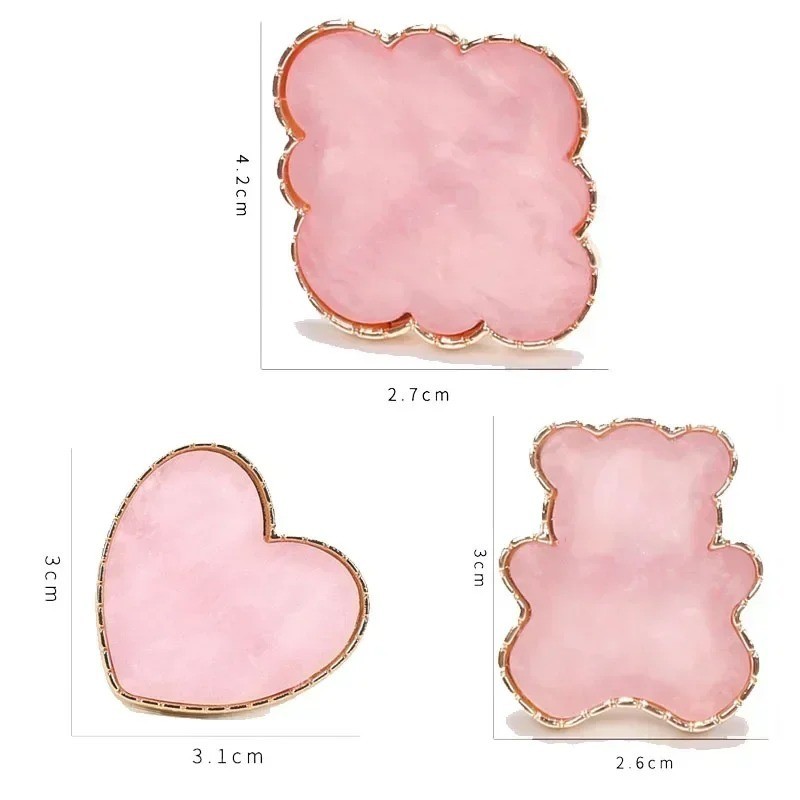 1-Pc Luxury Resin Agate Nail Art Palette ring