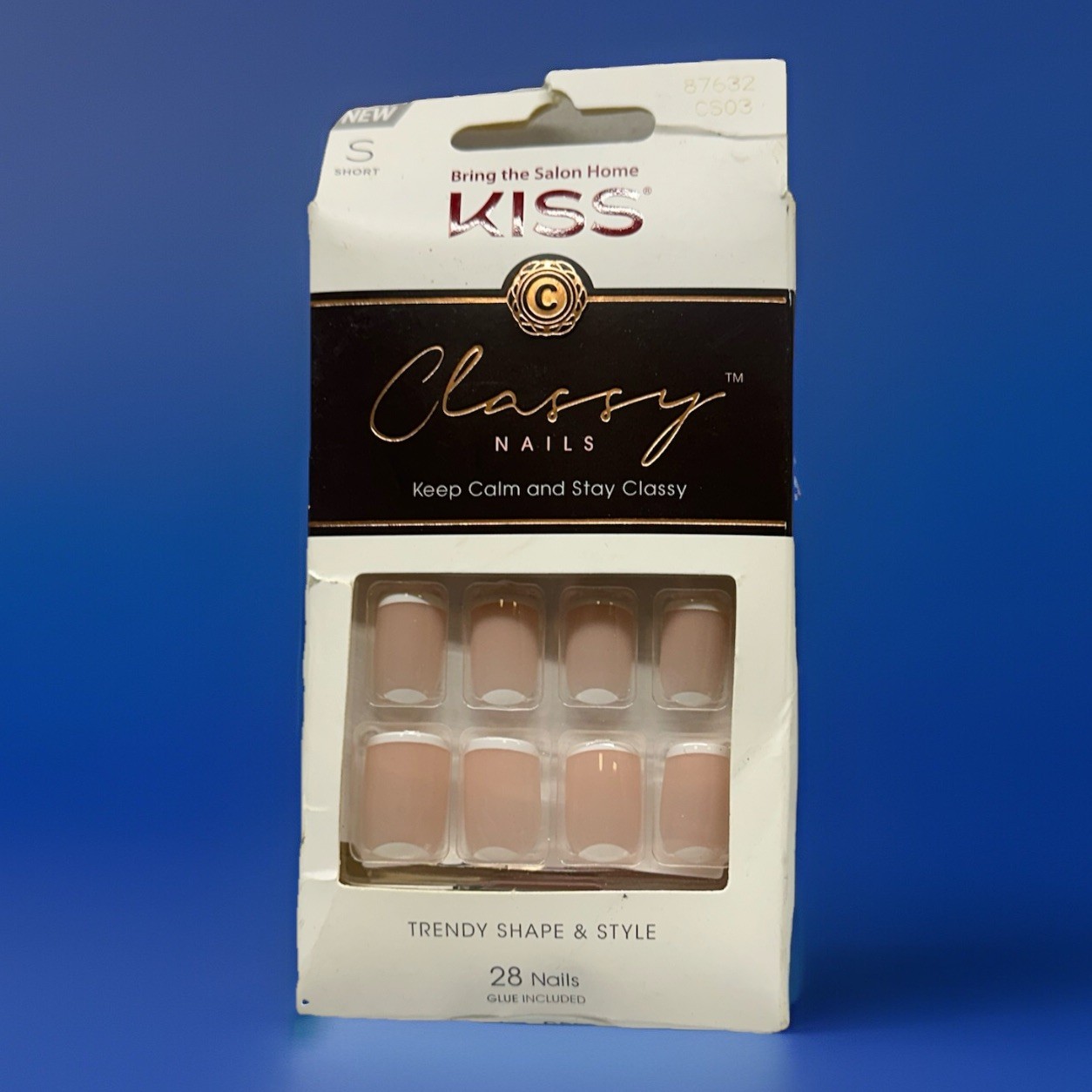 Kiss Classy Nails New In Packaging 28 Nails Short 87632 CS03 New