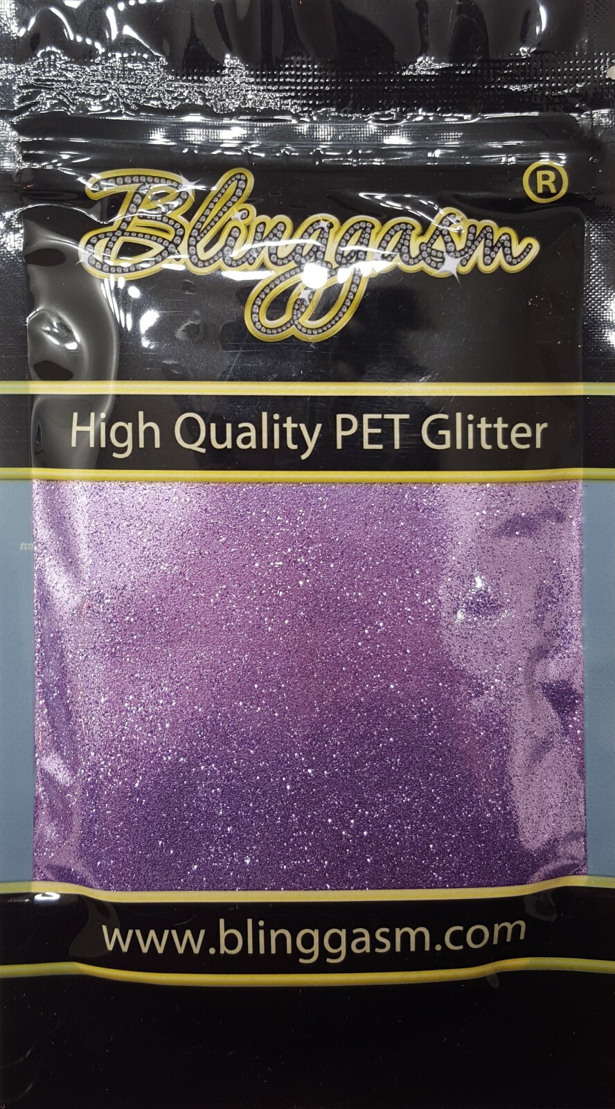 METALLIC SOLVENT RESISTANT GLITTER 3.5 OZ BY WEIGHT #50 B0802 LIGHT PURPLE