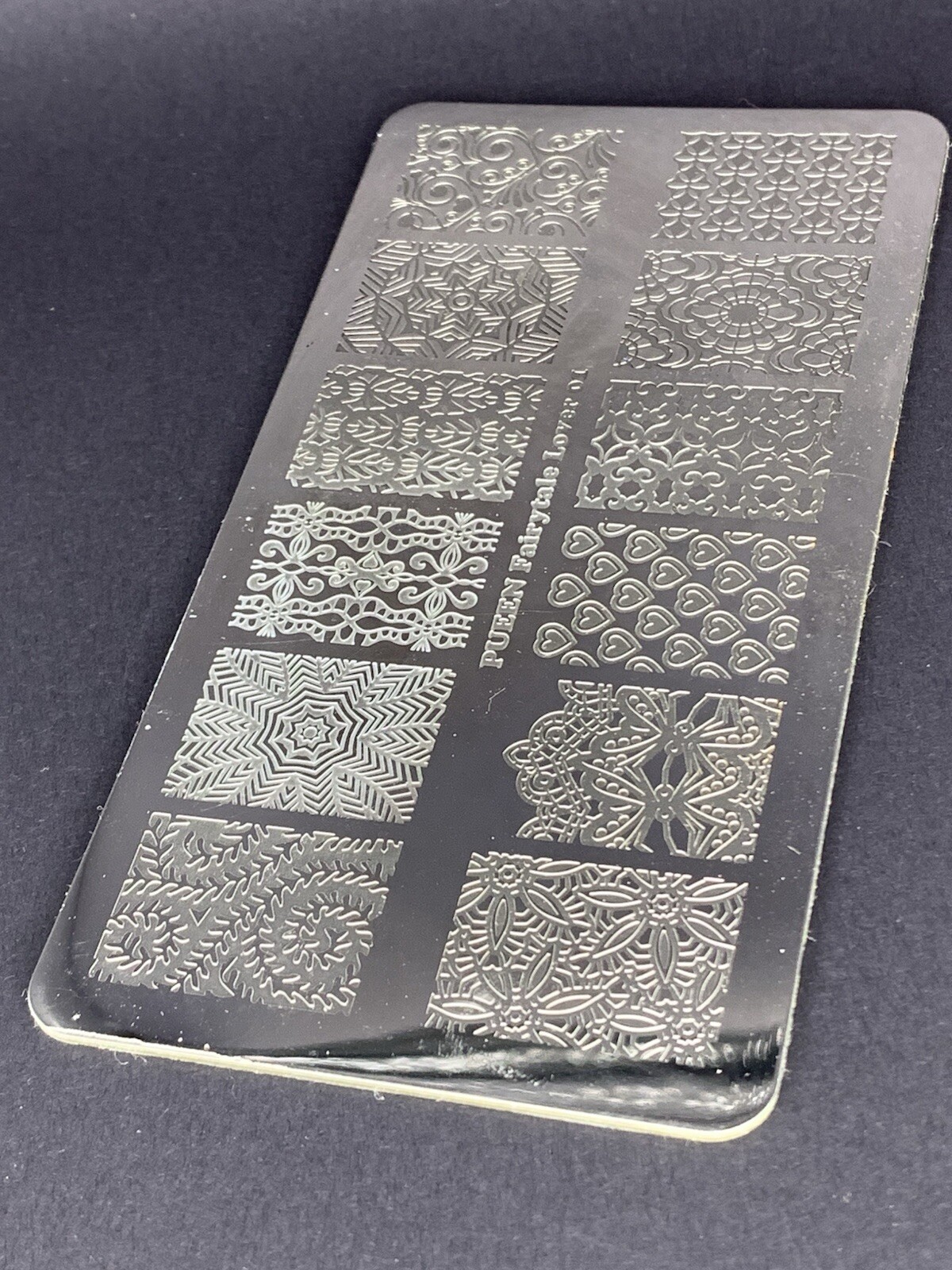 Nail Art Stamp Stamping Plate Pueen Nail Fairytale Lover 01 Pattern Floral