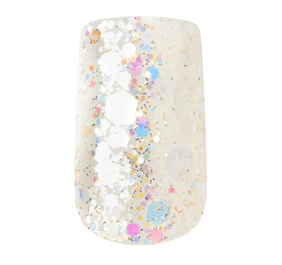 KISS Allure HOW DAZZLING, Glittery Confetti Nails, Glue, FA03, Holiday Glam🎊