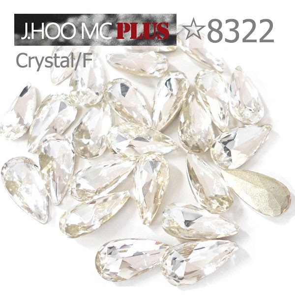J.HOO Crystal 8322 Teardrop V-Cut Fancy Rhinestones 10×5mm Nail Art (10pcs)