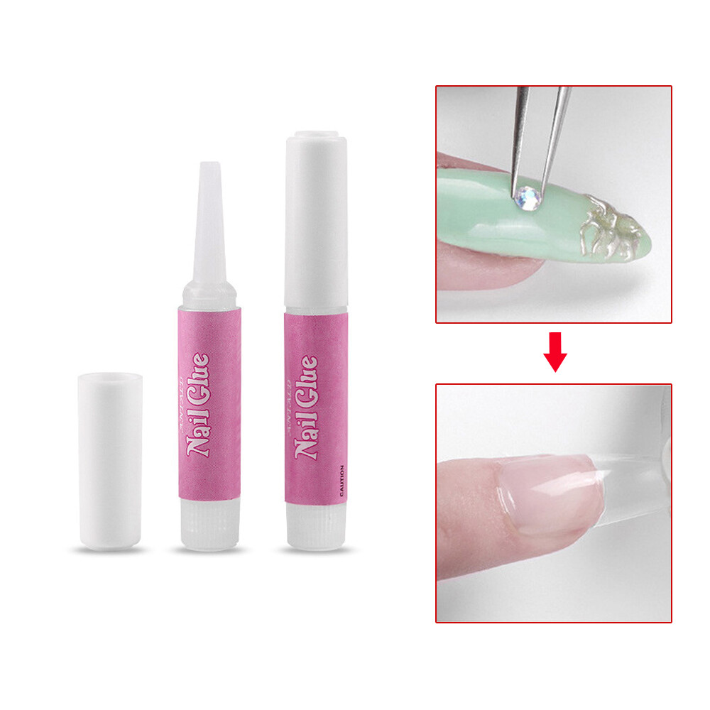 10x Strong Glue DIY Professional For Acrylic Nail Art Tips Decoration Tools