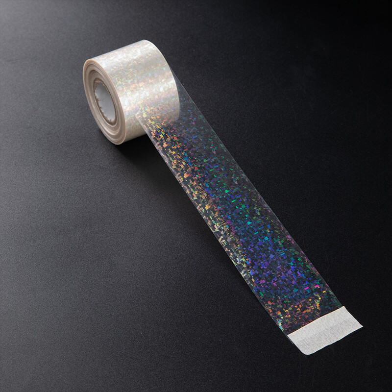 2 Roll of 120m Nail Art Foils Transfer Sticker Aurora Chrome Decals Tips Decor