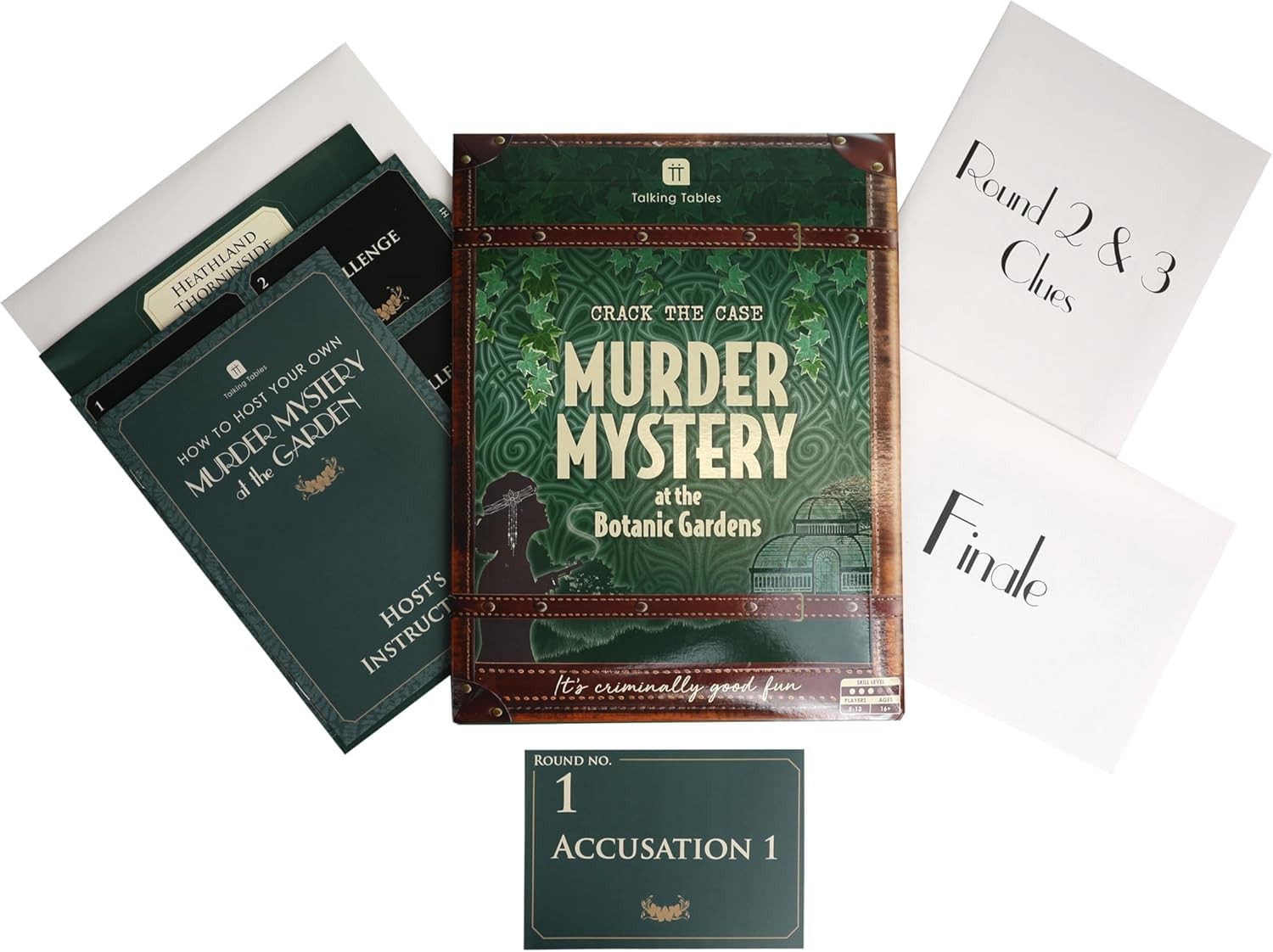 Talking Tables Murder Mystery at The Botanic 23 cm x 30 x 0.1 cm, ,