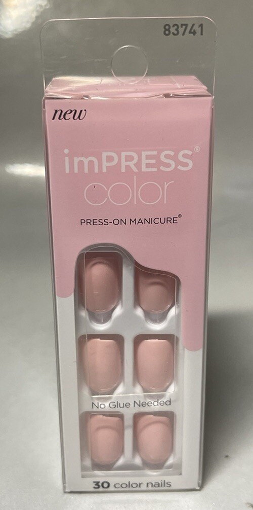 Kiss Pick Me Pink imPRESS Color Press-On Manicure 30 per pack Press On