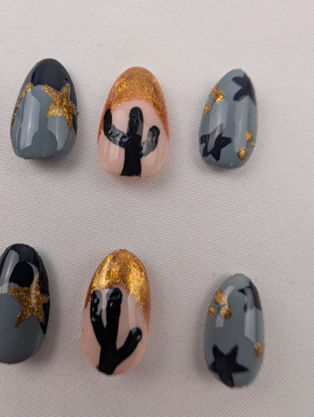 Daughter’s CUSTOM Made To Order – Hard Gel Press On False Nails 10p Set