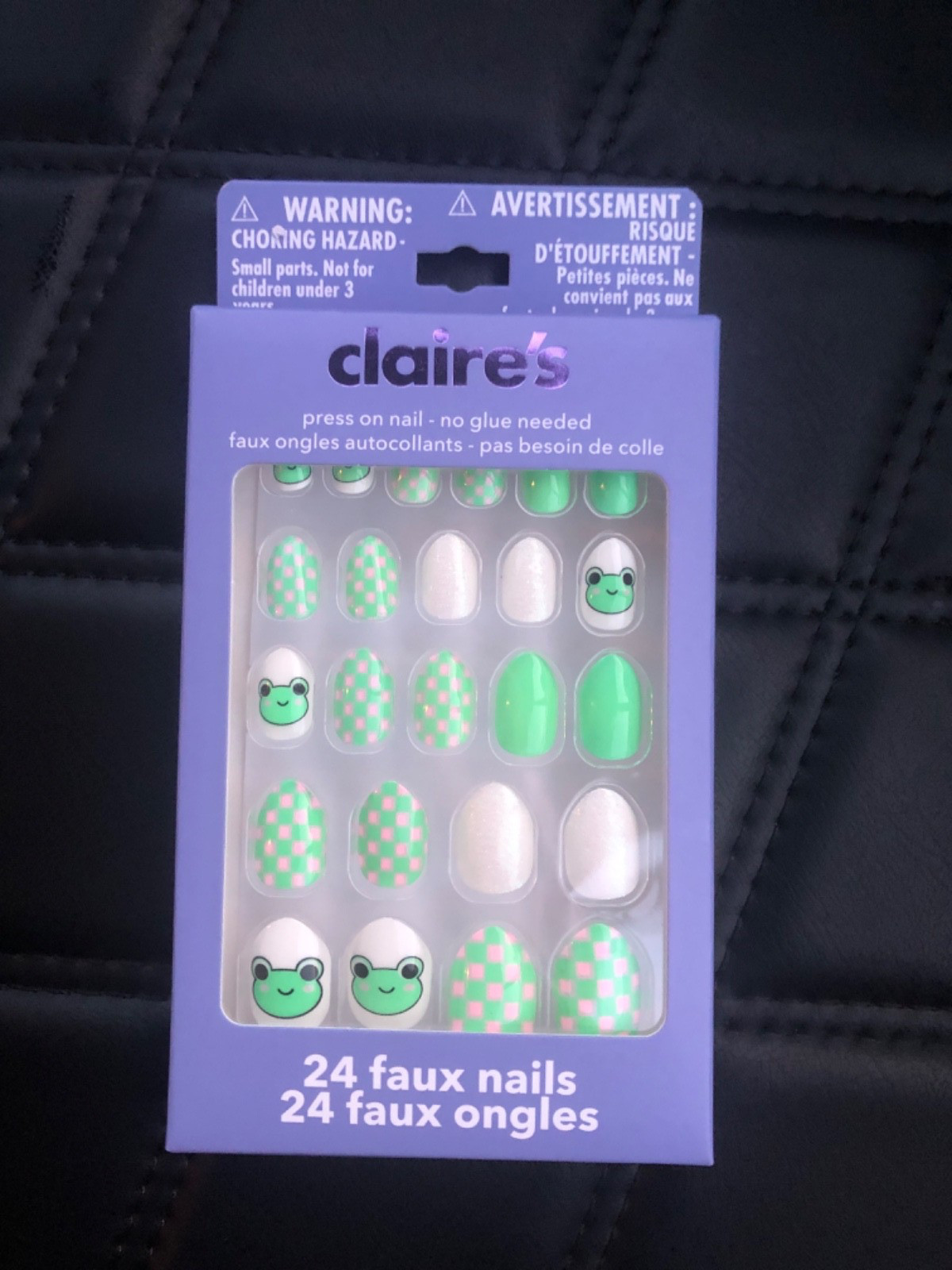Lot Of 5 Claire’s Press On Nails For Girls 24 Total NIB