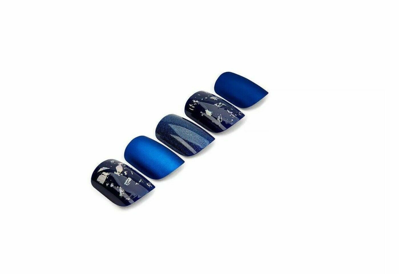 Ardell Professional Nail Addict False Nails Matte Blue 24ct Nails Design Premium