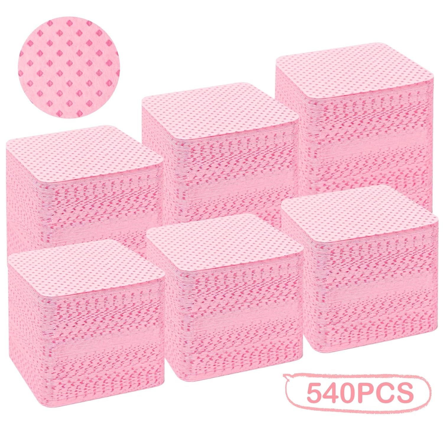 Non-Toxic 540 Lint-Free Nail Wipes – Ideal for Polish & Eyelash Extensions