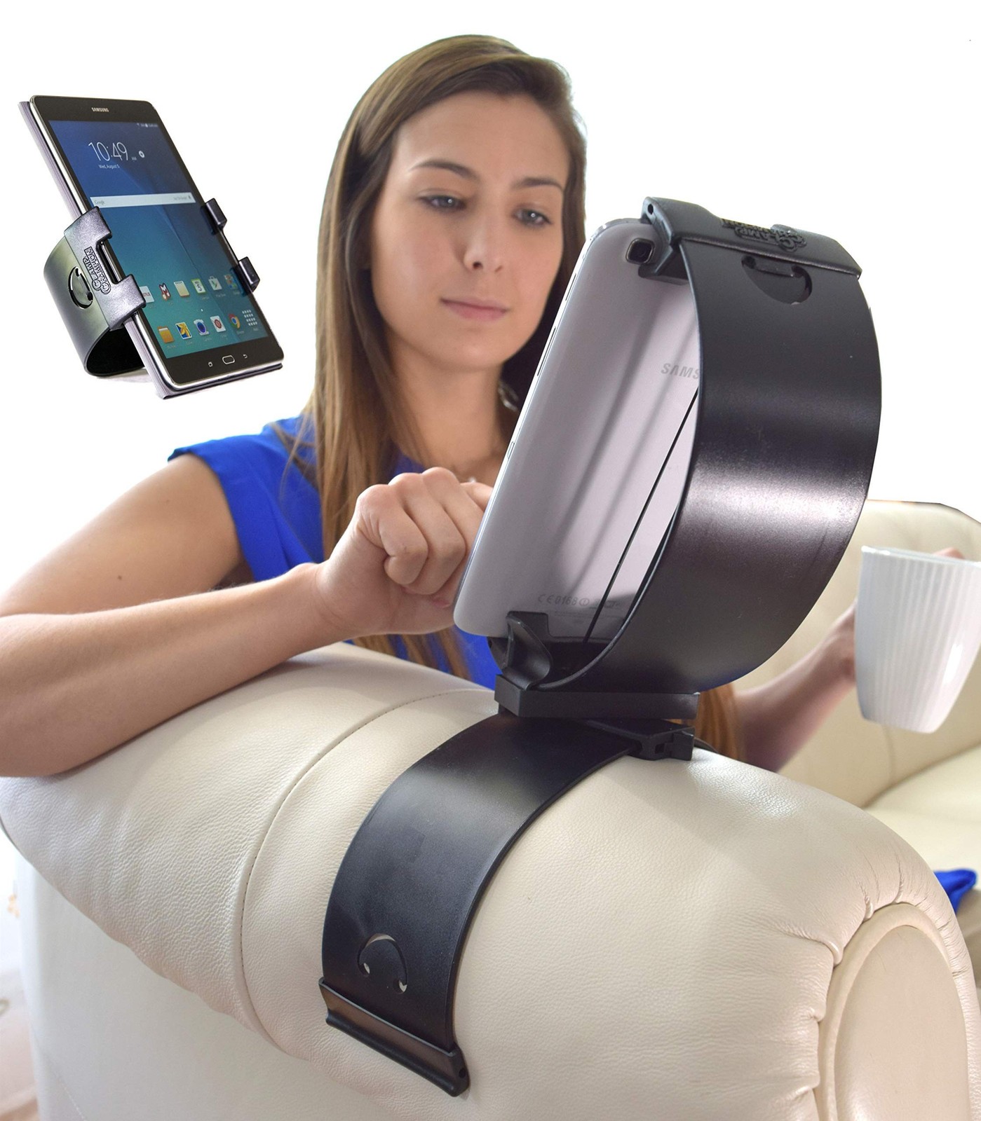 Pro – Universal Tablet and Cell Phone Holder and Stand for The Couch, Bed, Ca…