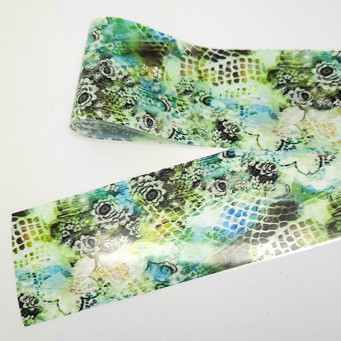Nail Art Foils Flower Butterfly Xmas Halloween Animal Snakeskin Nail Foil Decals