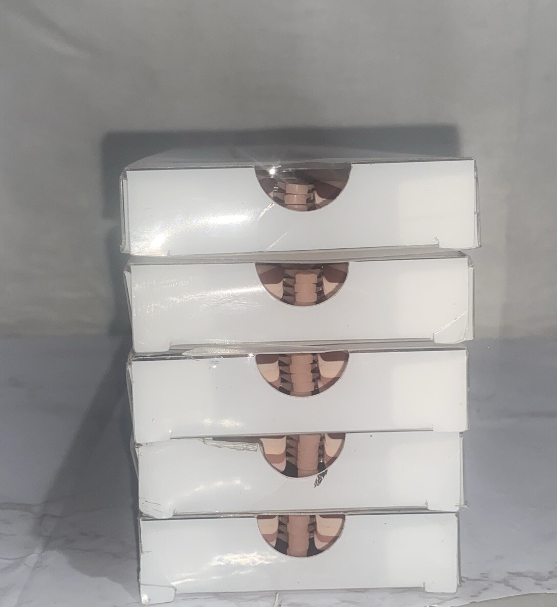 Lot Of 5- XCOATTIPS® French – Medium Square Tips