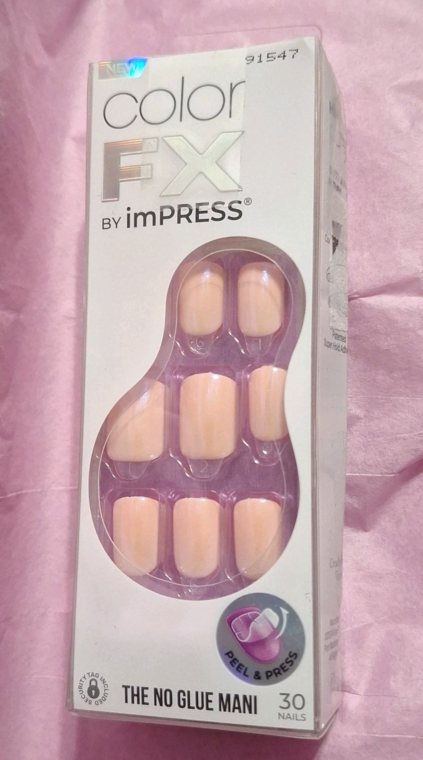 Kiss Impress Color FX No Glue Mani, (SATELLITE)