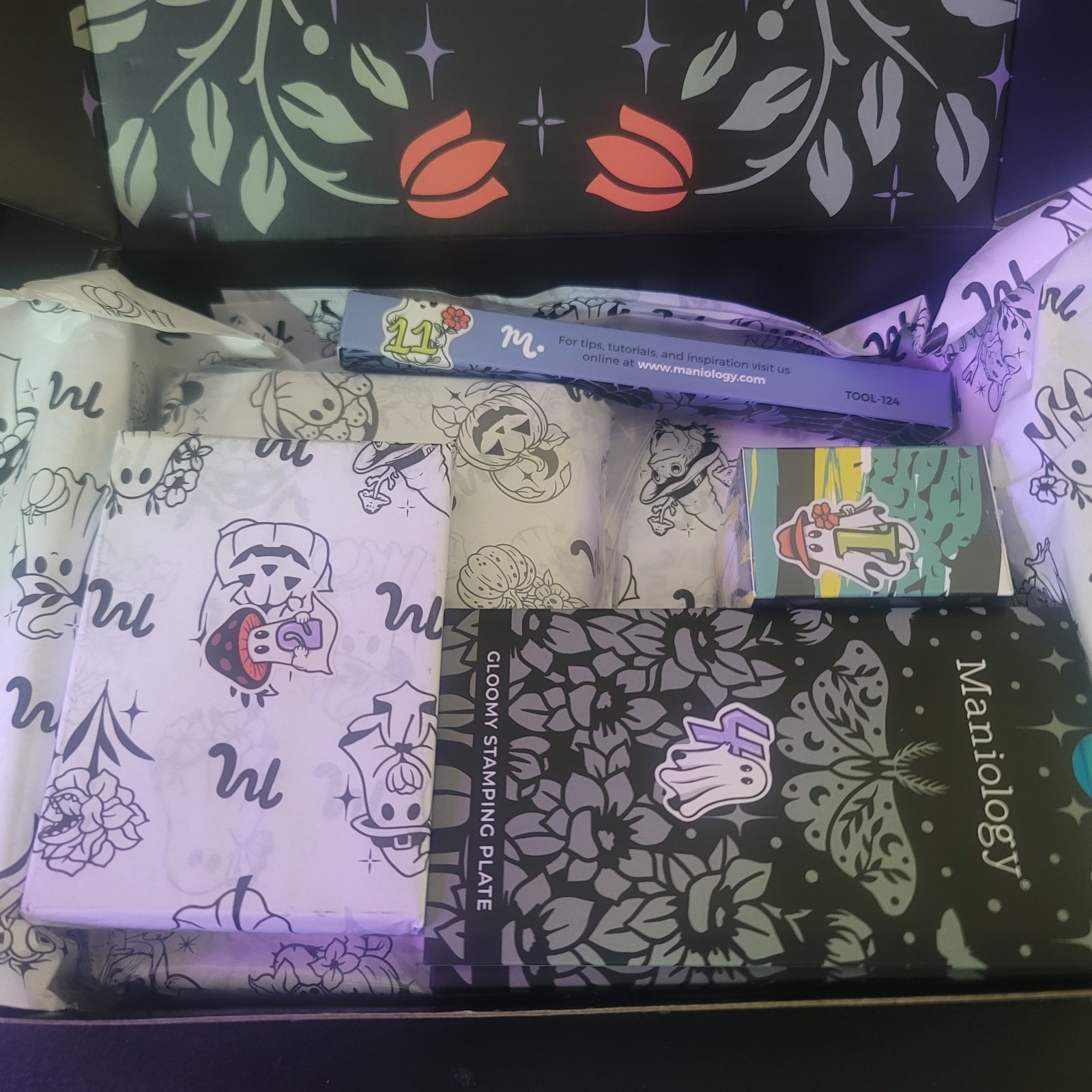 Htf! Maniology Box of Gloom ’25 Limited Edition Nail Stamping