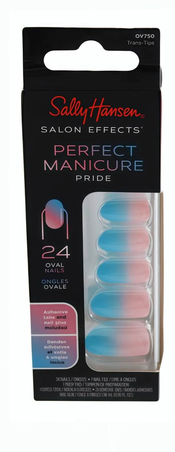 Sally Hansen Salon Effects Perfect Manicure Pride 0V750 Trans Tip
