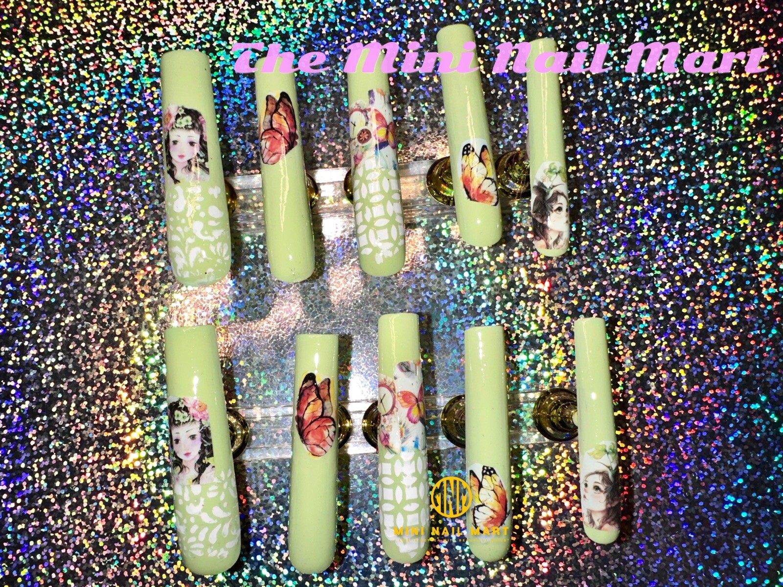 Handmade Custom Press on Nails 3XL Squared