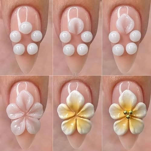 Solid Builder Gel for Nails, Non-Stick 3D Sculpting Gel – Pure 15g for White