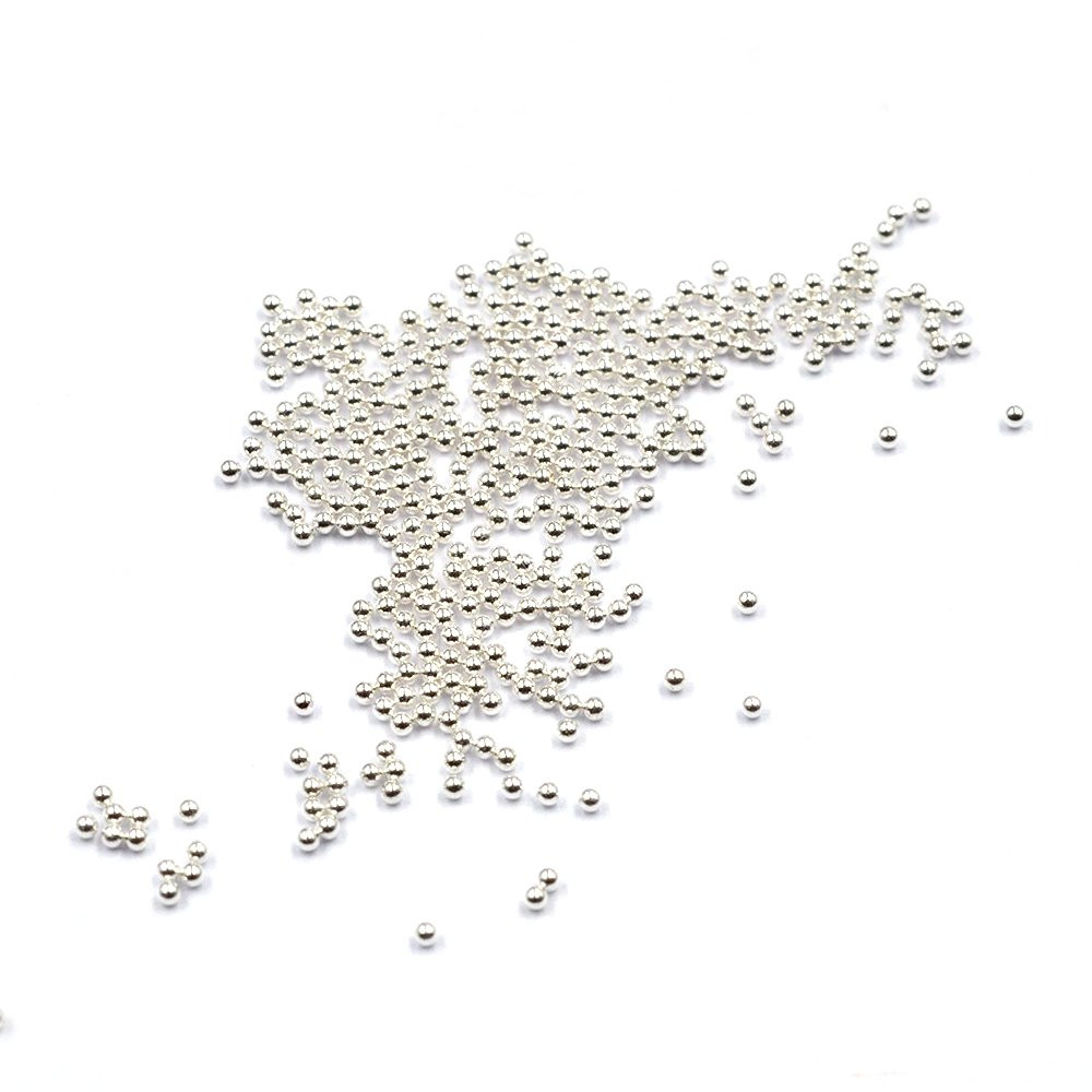 Metallic Caviar Nail Beads Gold Silver 3D Metal Ball Decoration Manicure Tools 2