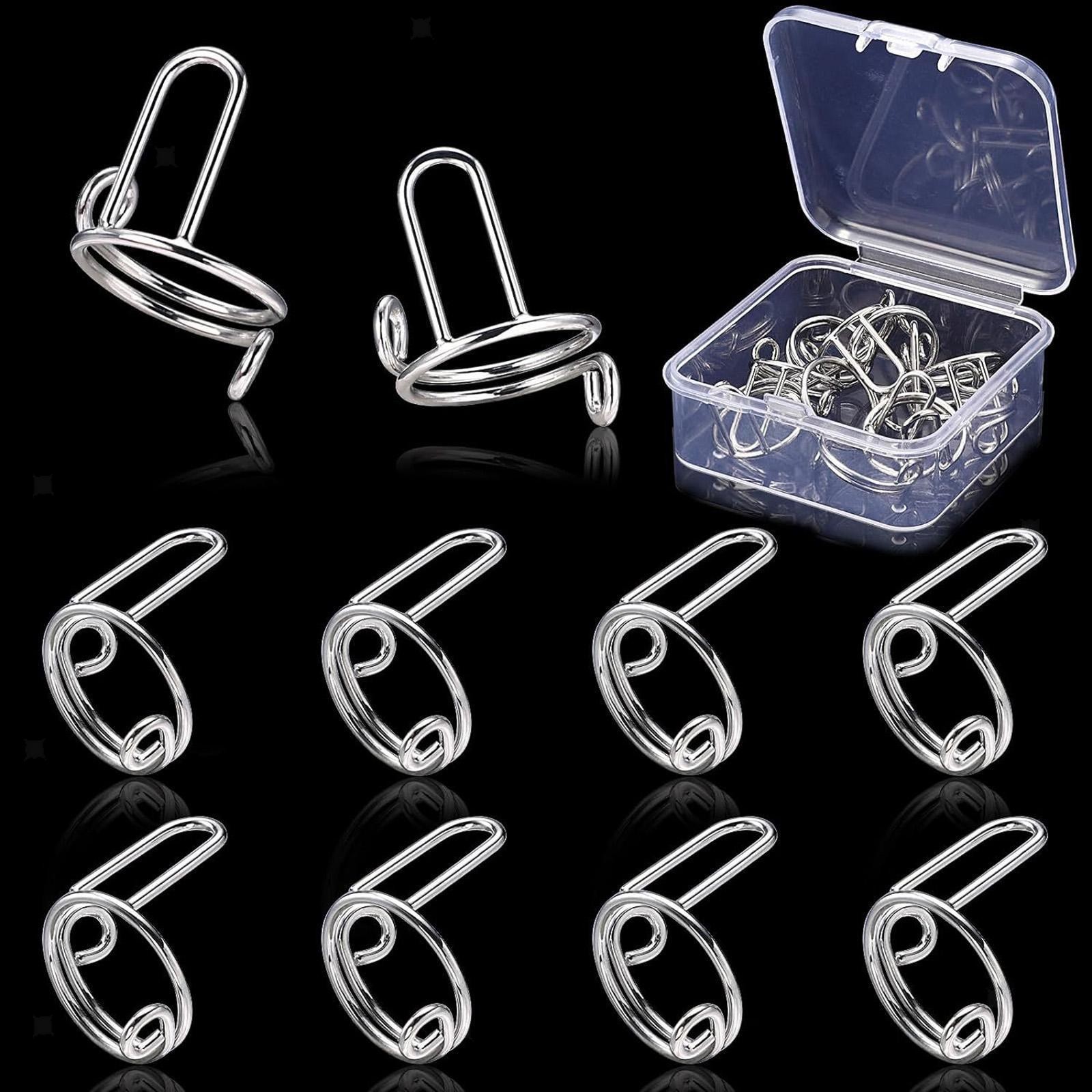 10x Fingernail Rings Nail Rings for Acrylic Nails Halal Nail Rings Set