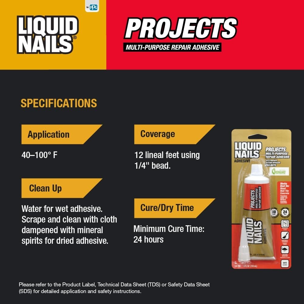 4-Ounce Small Projects and Repairs Adhesive