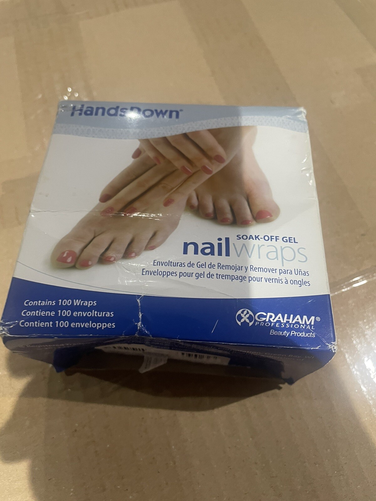 Graham HandsDown Soak-off Gel Nail Wraps 100 Count – Polish Manicure Hands Down