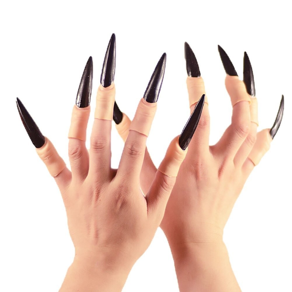 Nail Claws False Nail Arrow Claw Rings Cosplay Nail Finger Tips Party Halloween