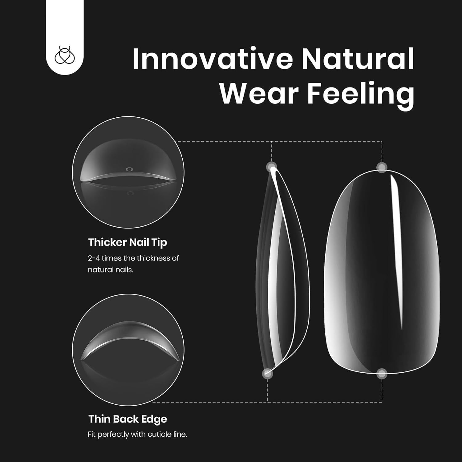 “Beetles Nail Tips 240 Oval Short + UV Lamp + 5in1 Glue 💅 Easy Gel Kit Women “