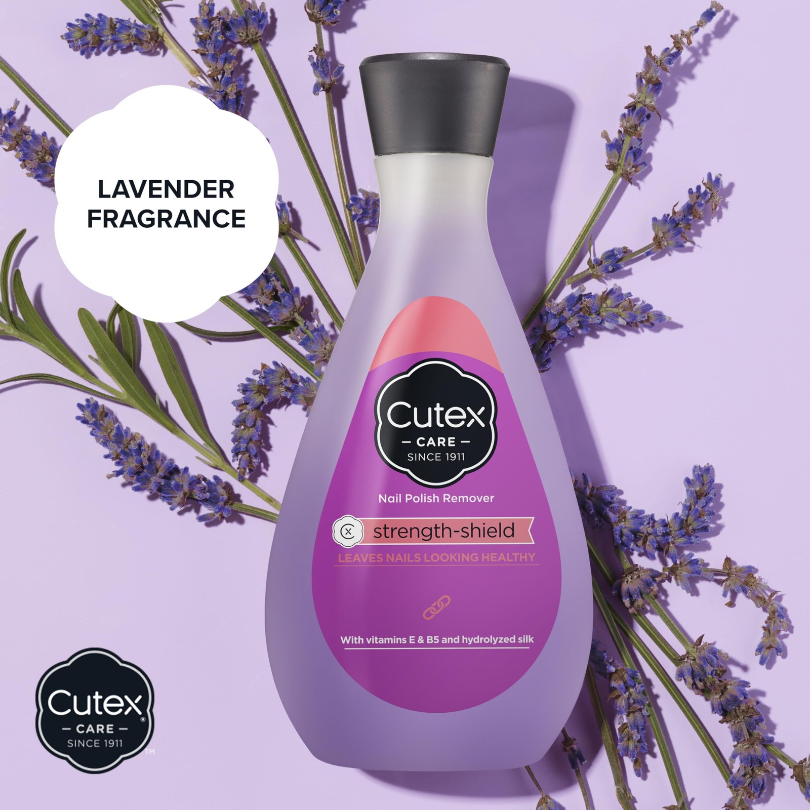 Cutex Strength 6.7 Fl Oz (Pack of 1), Shield Nail Polish Remover