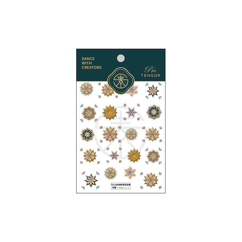 5D Boho Nail Art Stickers, Bohemian Nail Stickers Decal, DIY Nails (133)