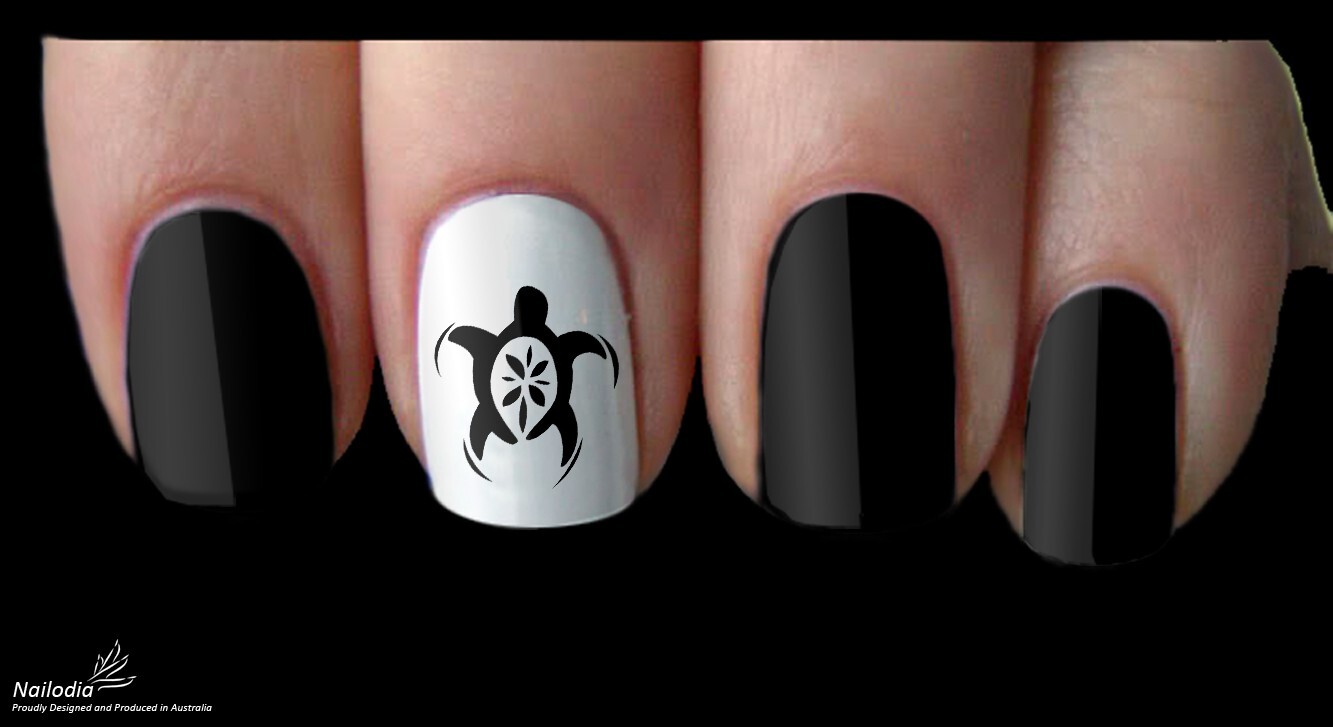 Hawaii Tribal Nail Art Decal Sticker Water Transfer Slider
