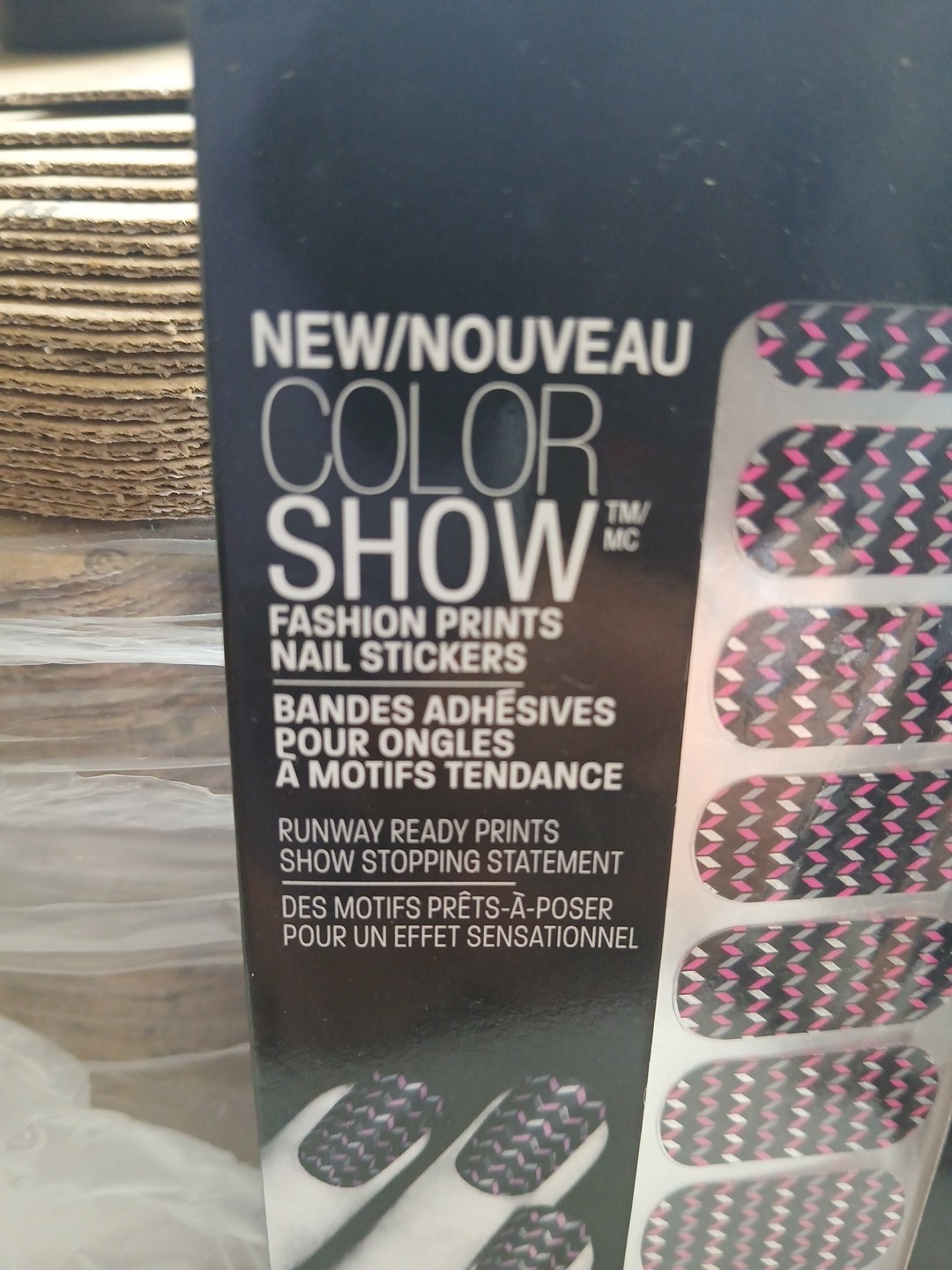 Maybelline Color Show Fashion Prints Nail Stickers 80 Resort Couture Art Wraps