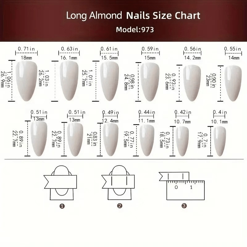 48 pieces of long almond shaped wearing armor,with a transparent nude base color