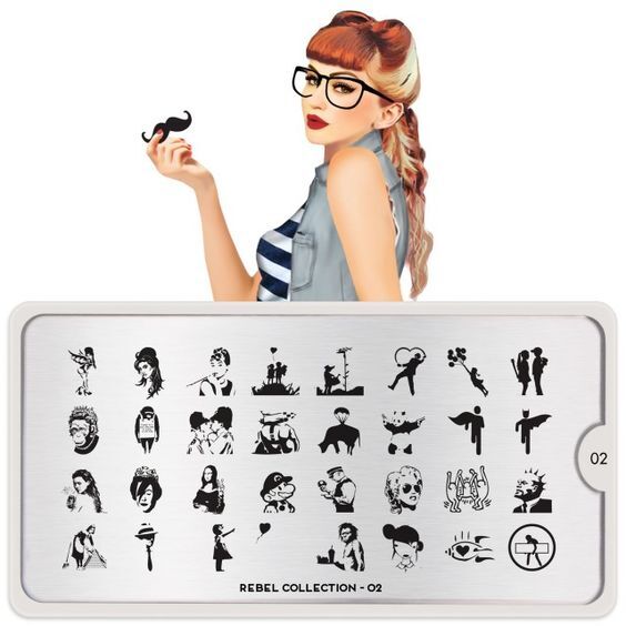 MoYou London Stamping Plate Art Accessories – Rebel