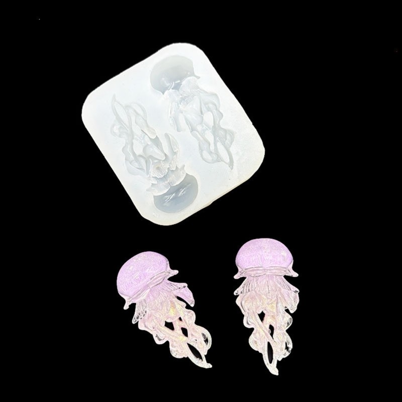 Jellyfish Shape Small Accessories Crafting Molds Present for Beauty Enthusiasts