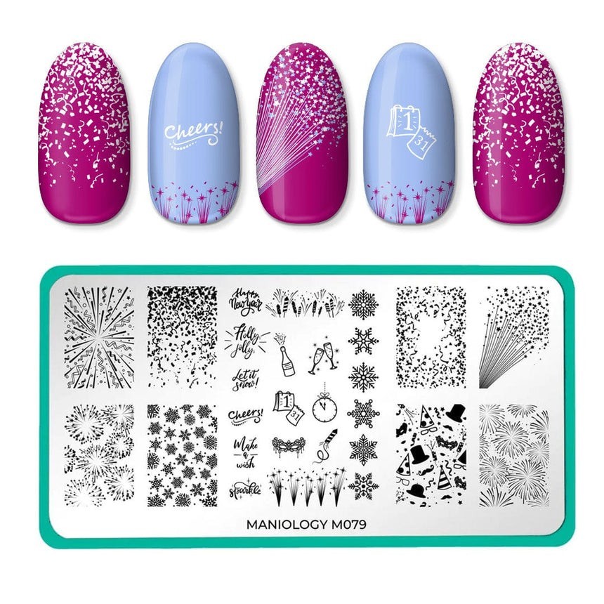 M079 Maniology Nail Stamping Plate