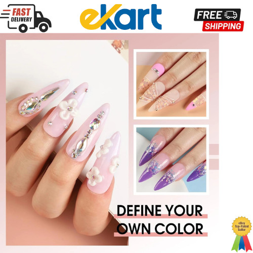 Acrylic Nail Kit for Beginner Professional Nail Kit Acrylic Set with Nail Lamp