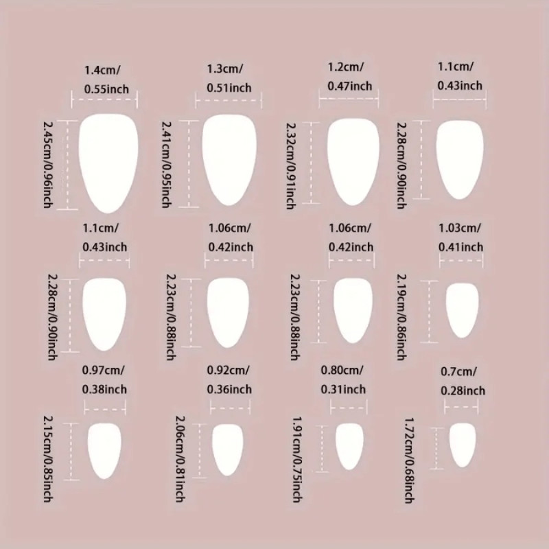 60pcs Almond Press on Nails,Blue White Ombre Gold Line Sun Moon Rhinestone Nails