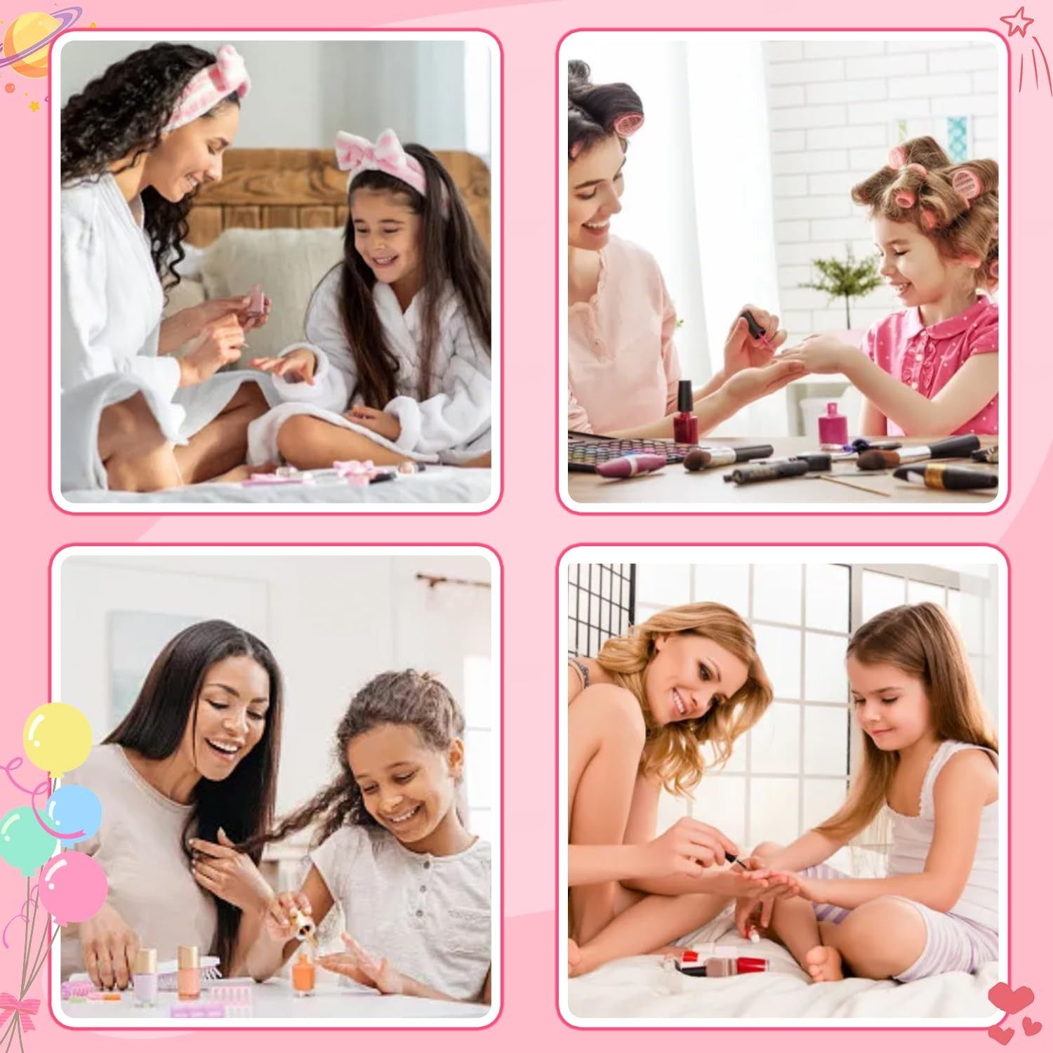 78 Pcs Press on Nails for Kids, 3 Pack Kid Fake Nail Kit Cute Press on Nails, St